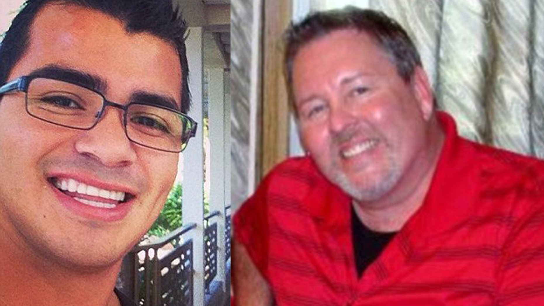 David Meza, left, was sentenced for murdering his boyfriend Jake Merendino, right.