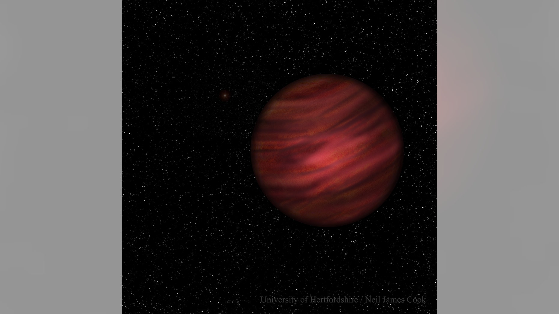 An artist's impression of 2MASS J2126. (University of Hertfordshire / Neil Cook)