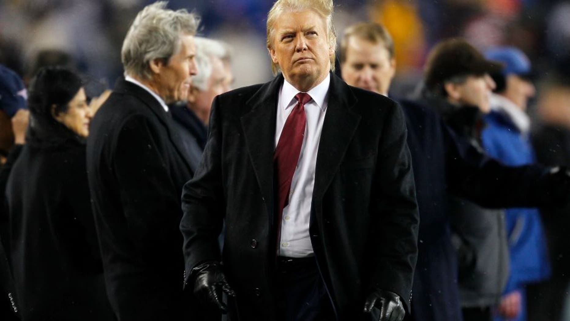 of the New England Patriots against the New York Jets at Gillette Stadium on December 6, 2010 in Foxboro, Massachusetts.