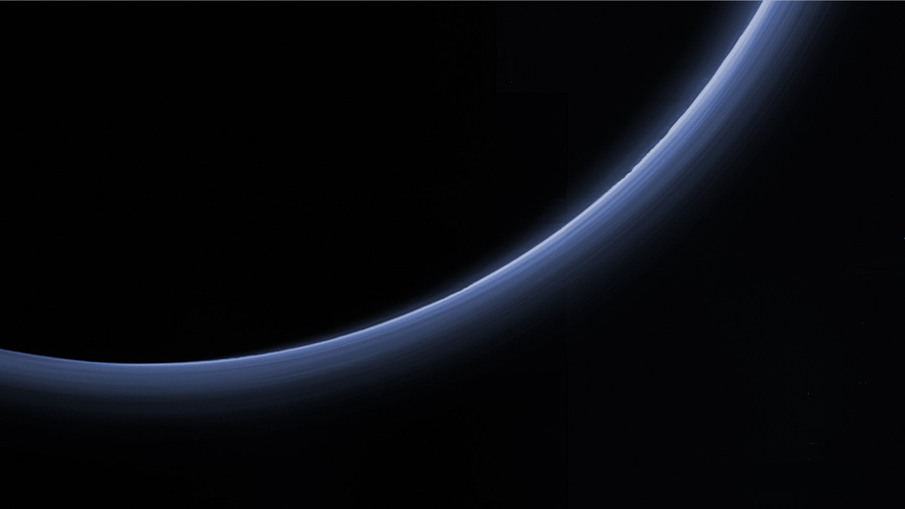 Haze layers in Pluto's atmosphere (Credit: NASA/Johns Hopkins University Applied Physics Laboratory/Southwest Research Institute)