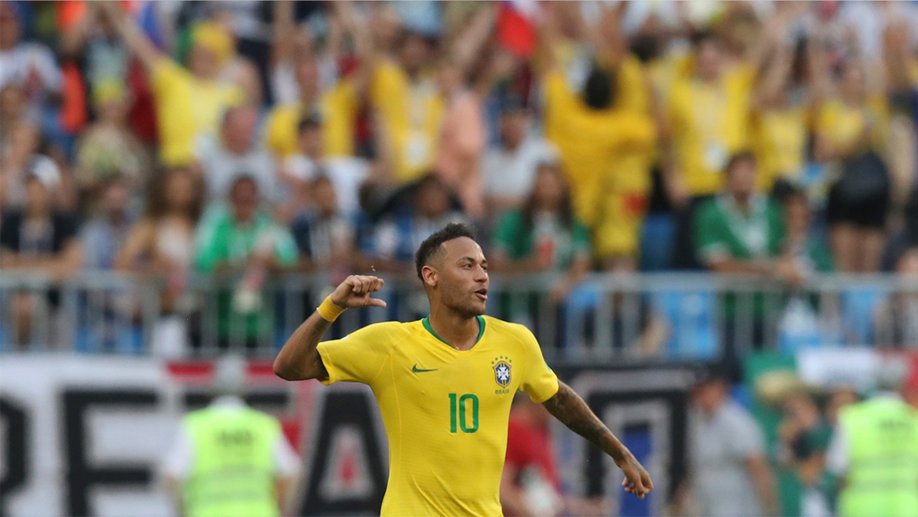 Neymar's rolling has been turned into a KFC commercial.