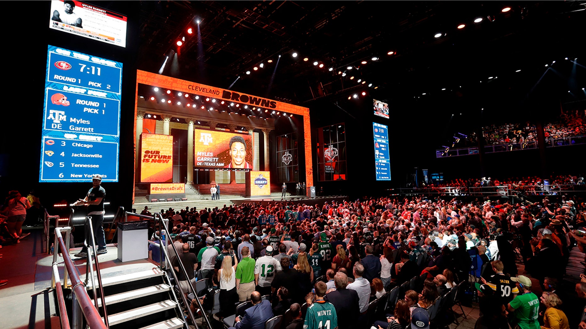The NFL Draft begins Thursday night at 8 p.m.