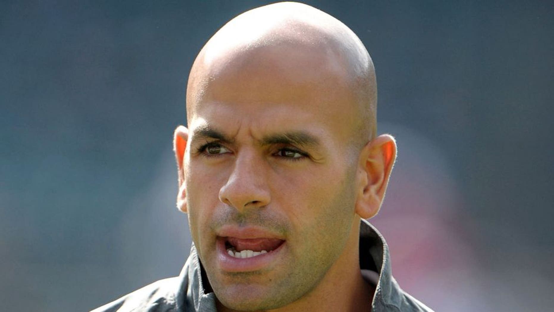 Oct 3, 2010; Oakland, CA, USA; Houston Texans assistant linebackers coach Robert Saleh during the game against the Oakland Raiders at the Oakland-Alameda County Coliseum. Mandatory Credit: Kirby Lee/Image of Sport-USA TODAY Sports