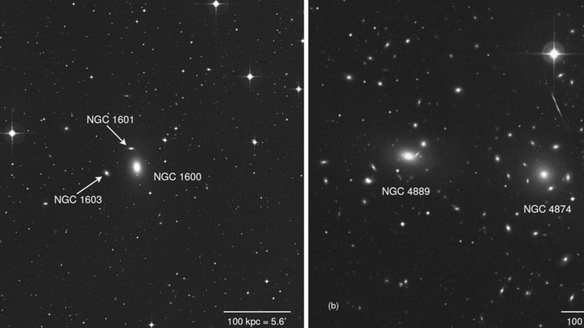 NGC 4889 Галактика