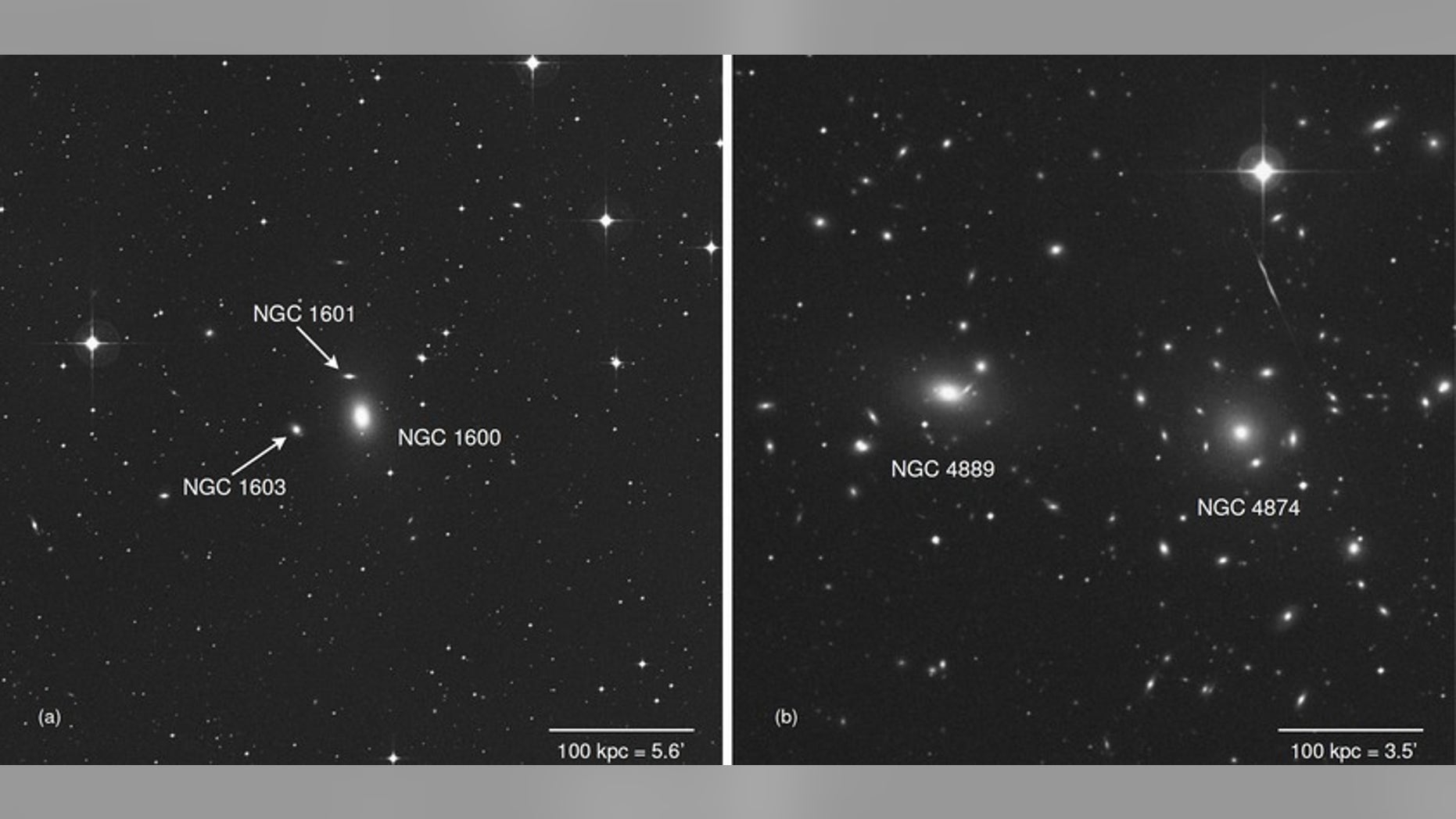 NGC 4889 Галактика