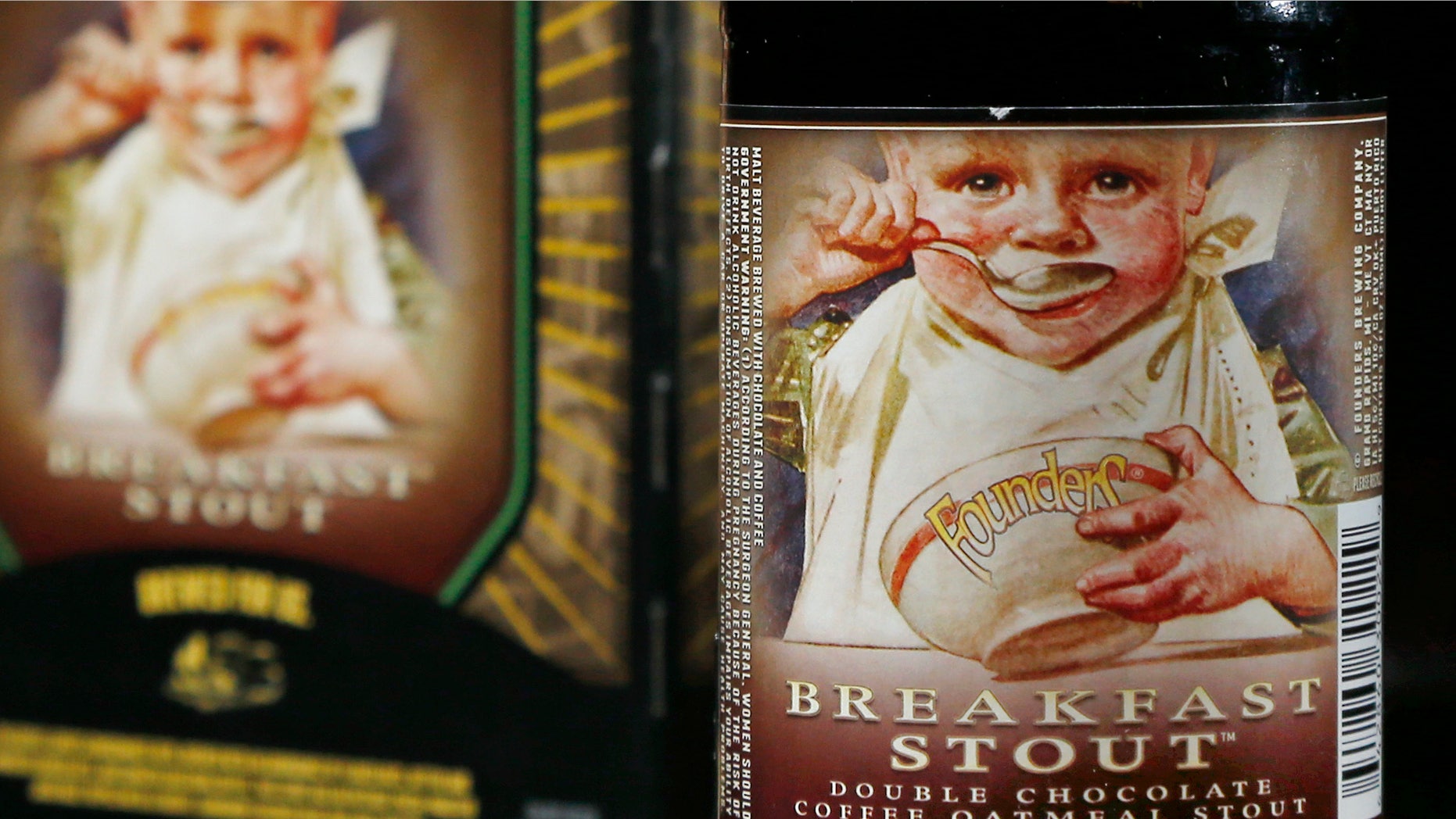 Jan. 15, 2015: Founders Brewing Breakfast Stout is photographed in North Andover, Mass.