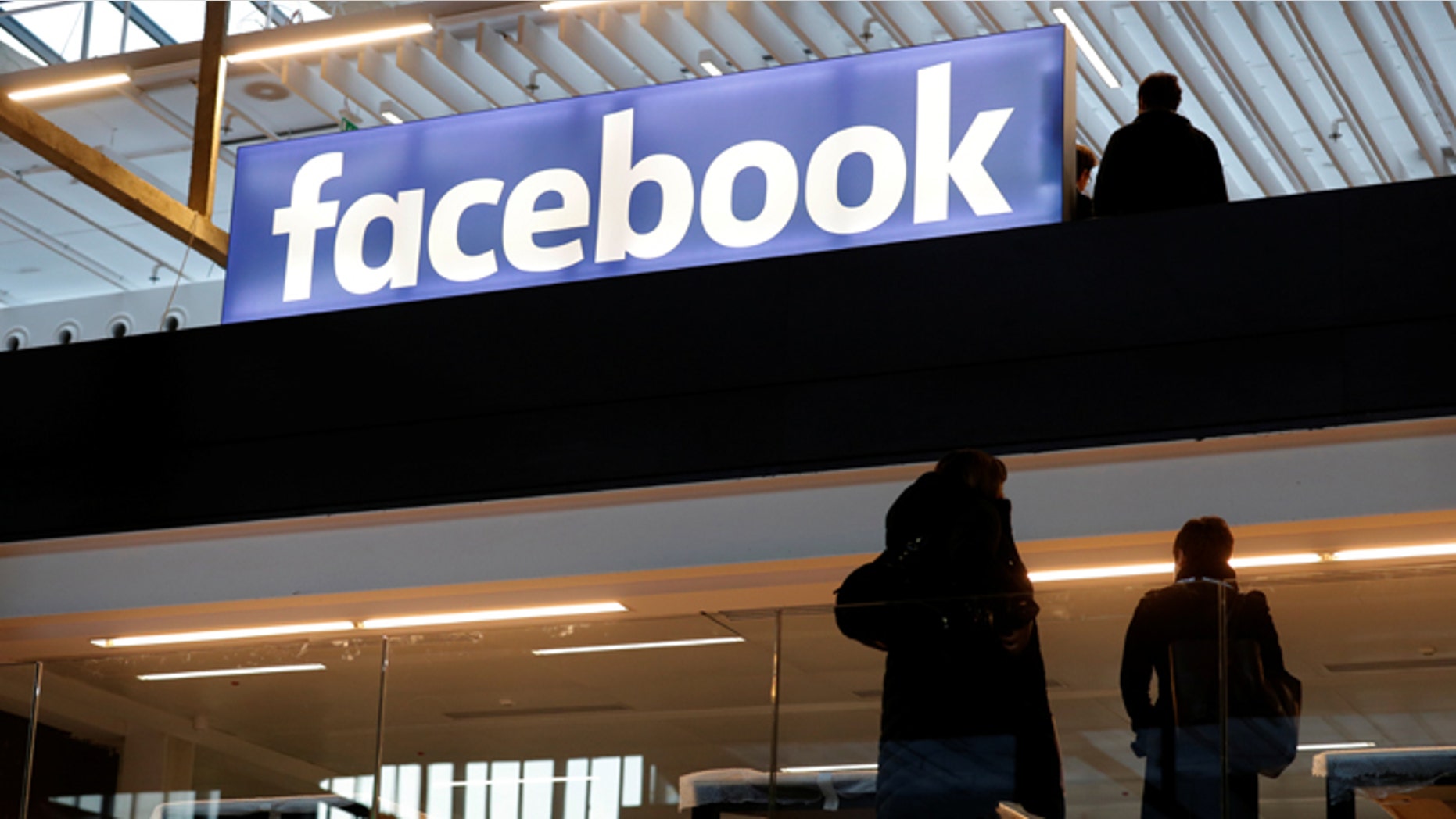 File photo: Facebook logo is seen at a start-up companies gathering at Paris' Station F in Paris, France, January 17, 2017. REUTERS/Philippe Wojazer