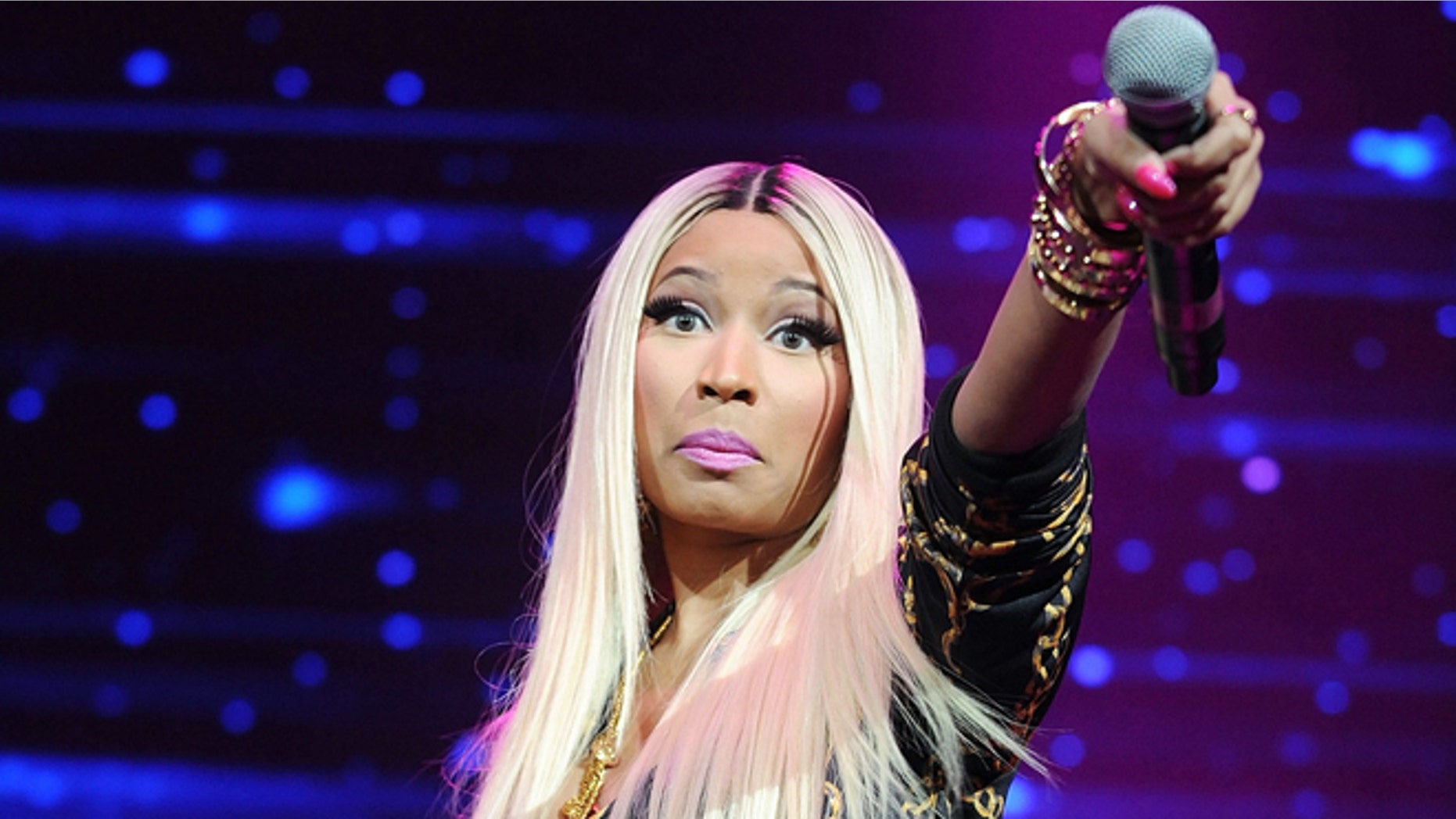 Nov. 2, 2013: Hip-hop artist Nicki Minaj performs at the Power 105.1's Powerhouse Concert at the Barclays Center in New York.