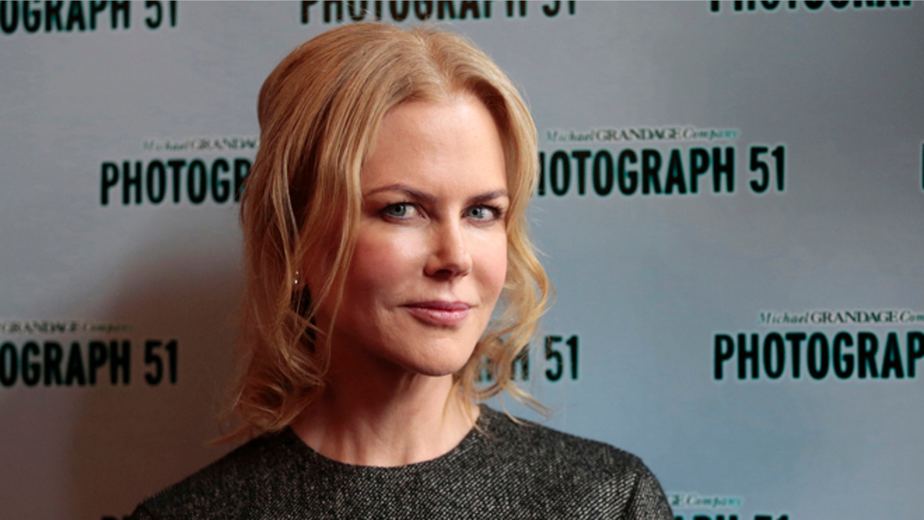 September 7, 2015. Nicole Kidman poses for a photograph at the Noel Coward Theatre in London, Britain.
