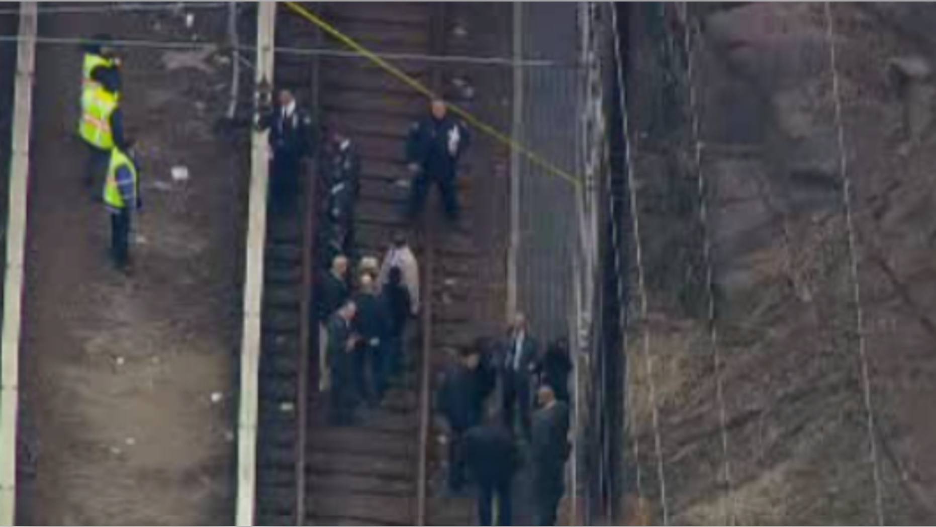 Authorities on the scene in New Jersey after receiving reports regarding discovered human remains.