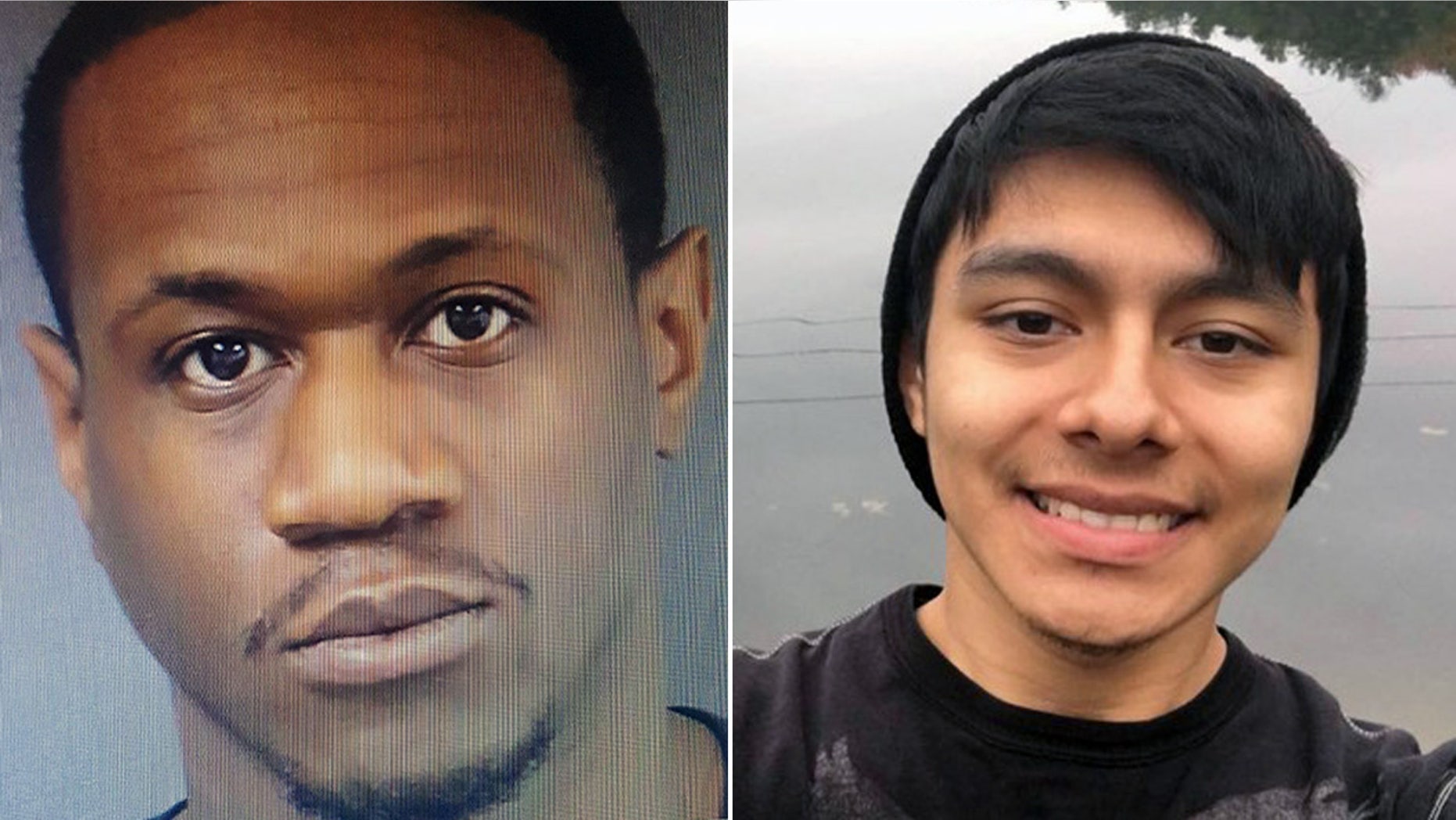 Rufus Thompson, left, is accused of kidnapping and murdering Danny Diaz-Delgado near Trenton, N.J. last month.