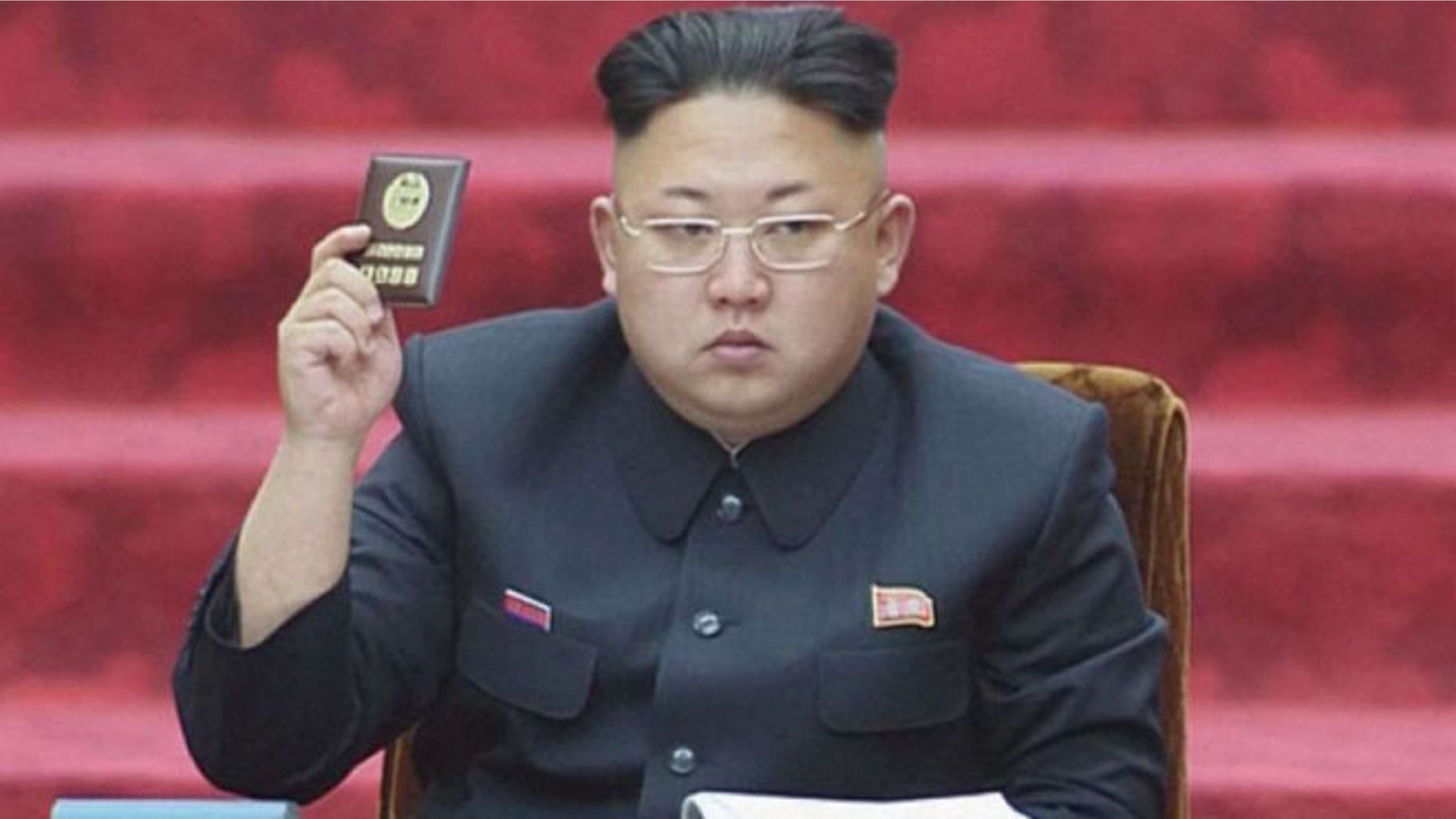 Apr. 9, 2014: North Korean leader Kim Jong Un attends the Supreme People's Assembly in Pyongyang, in this still image taken from video released by Kyodo.