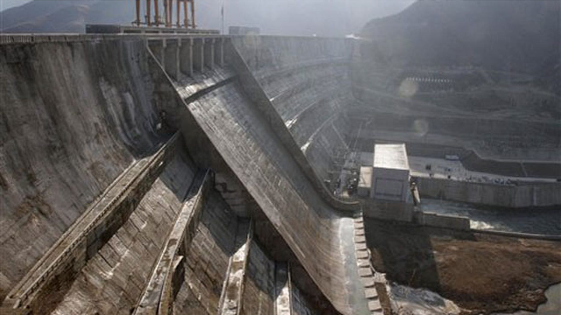 April 5, 2012: The Huichon Power Station in Huichon City, some 155 miles north of the capital, Pyongyang, is seen during an opening ceremony for the facility.