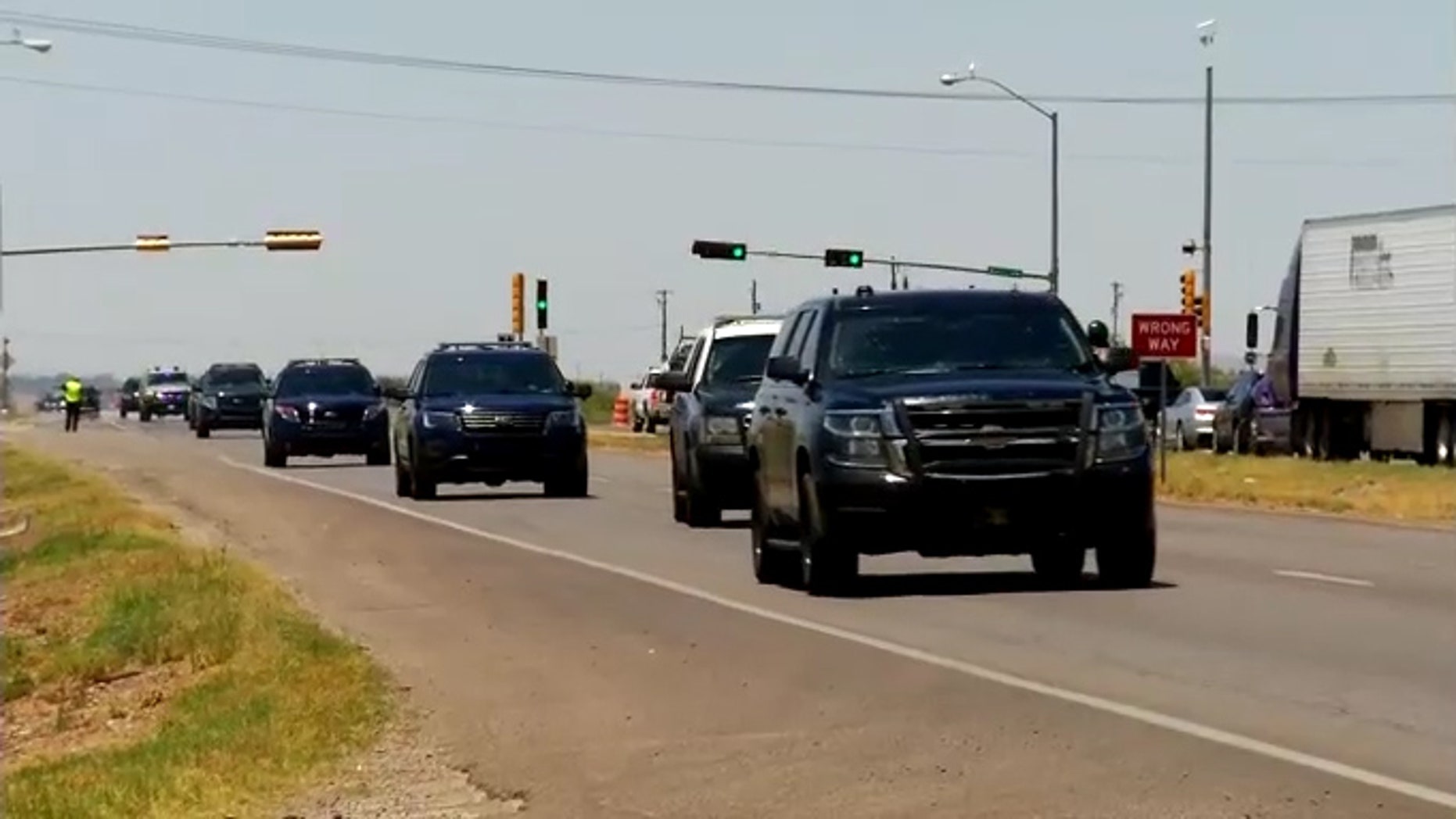 New Mexico police respond to a hostage situation.