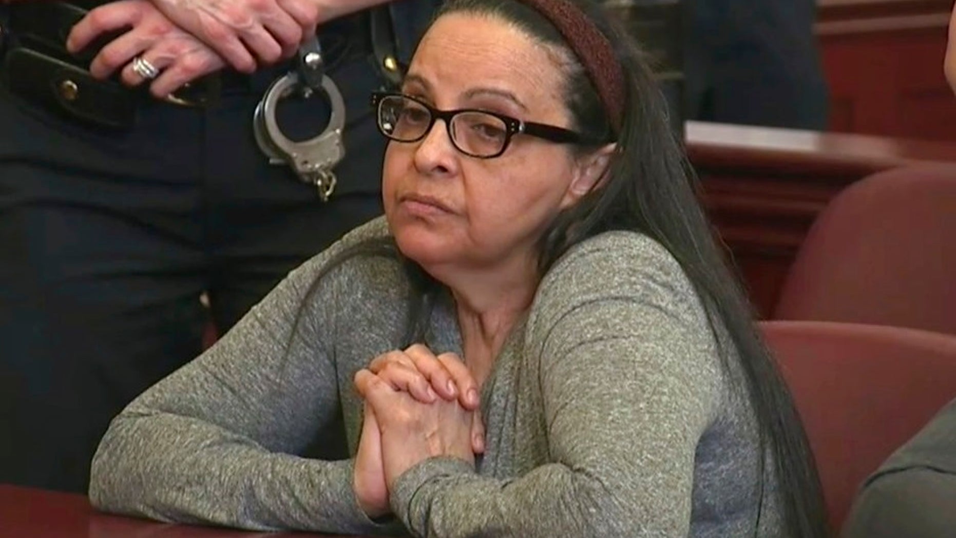 Yoselyn Ortega, the nanny accused of brutally stabbing two children, had 'eyes of the devil' after the murders, a witness testified Monday.
