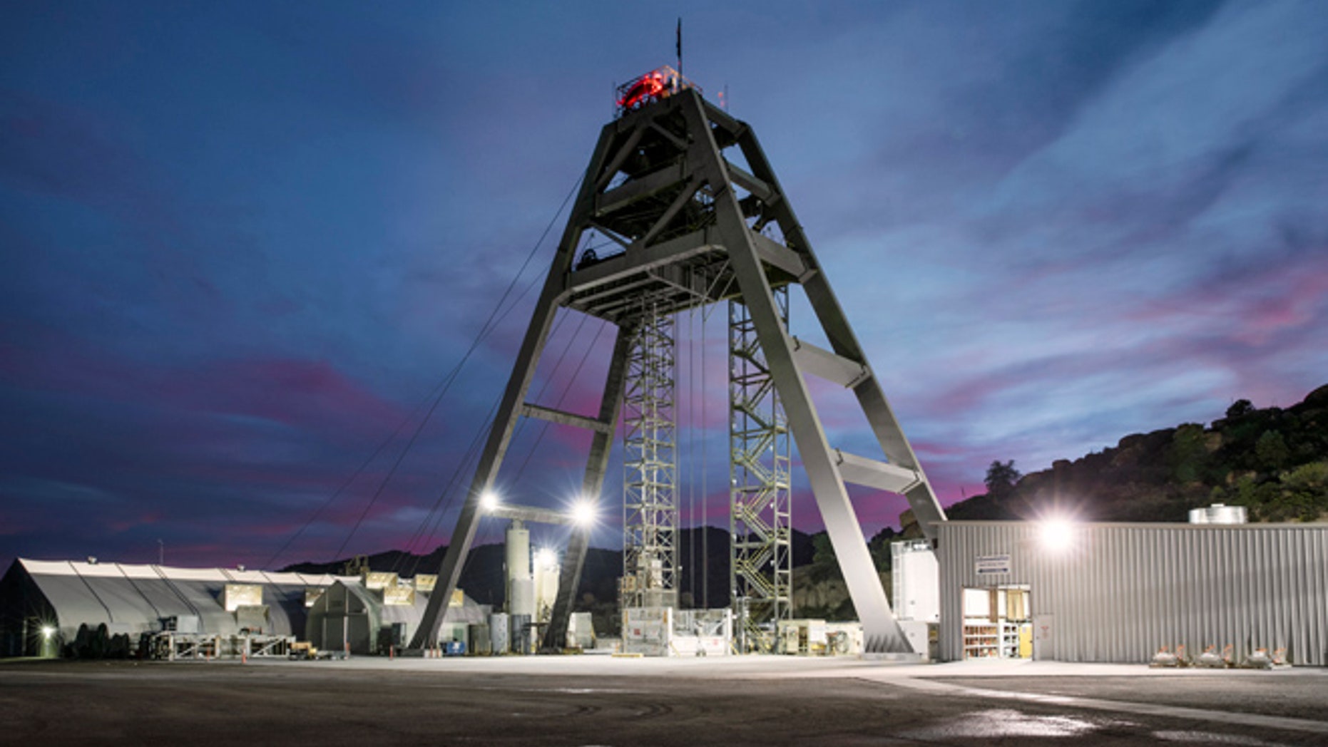 The No. 10 shaft at the Resolution Copper mine near Superior, Arizona. (Photo: Barbara Mannino/FoxNews.com)