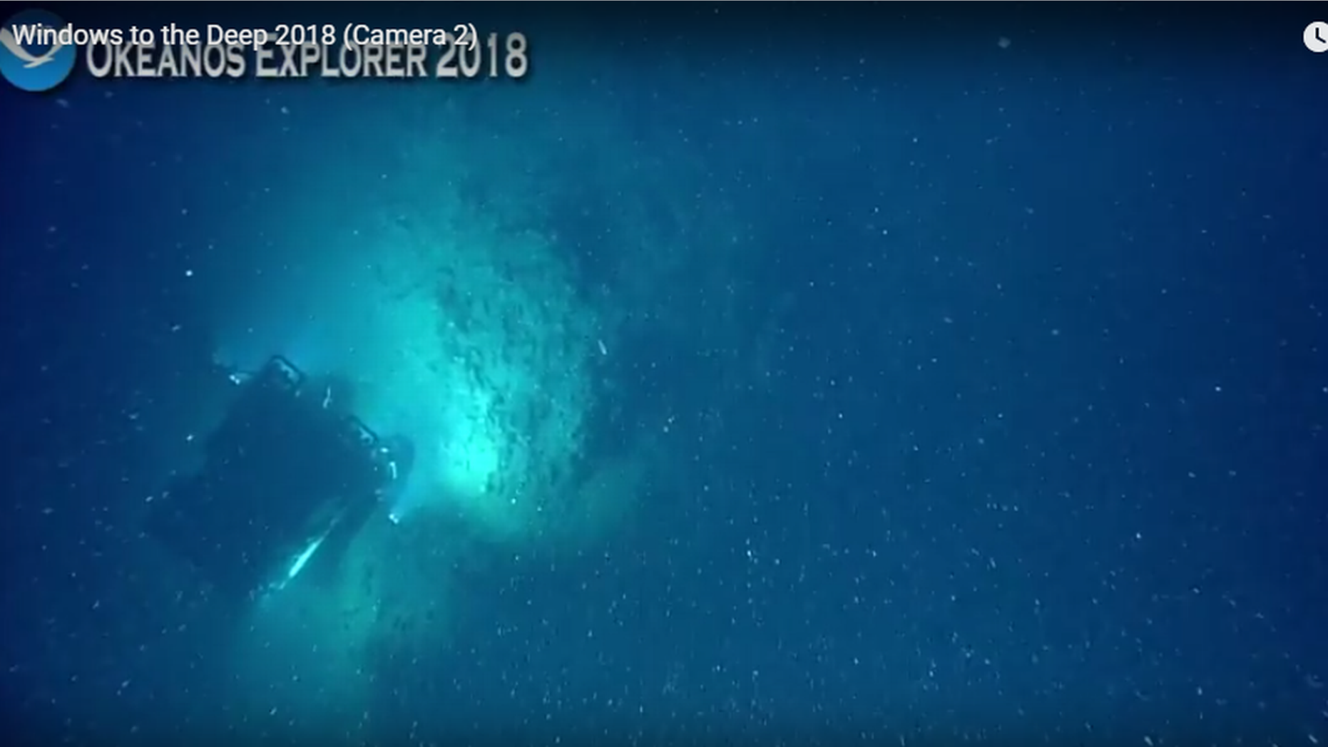 NOAA's Okeanos Explorer during one of its missions off the southeast coast of the U.S.