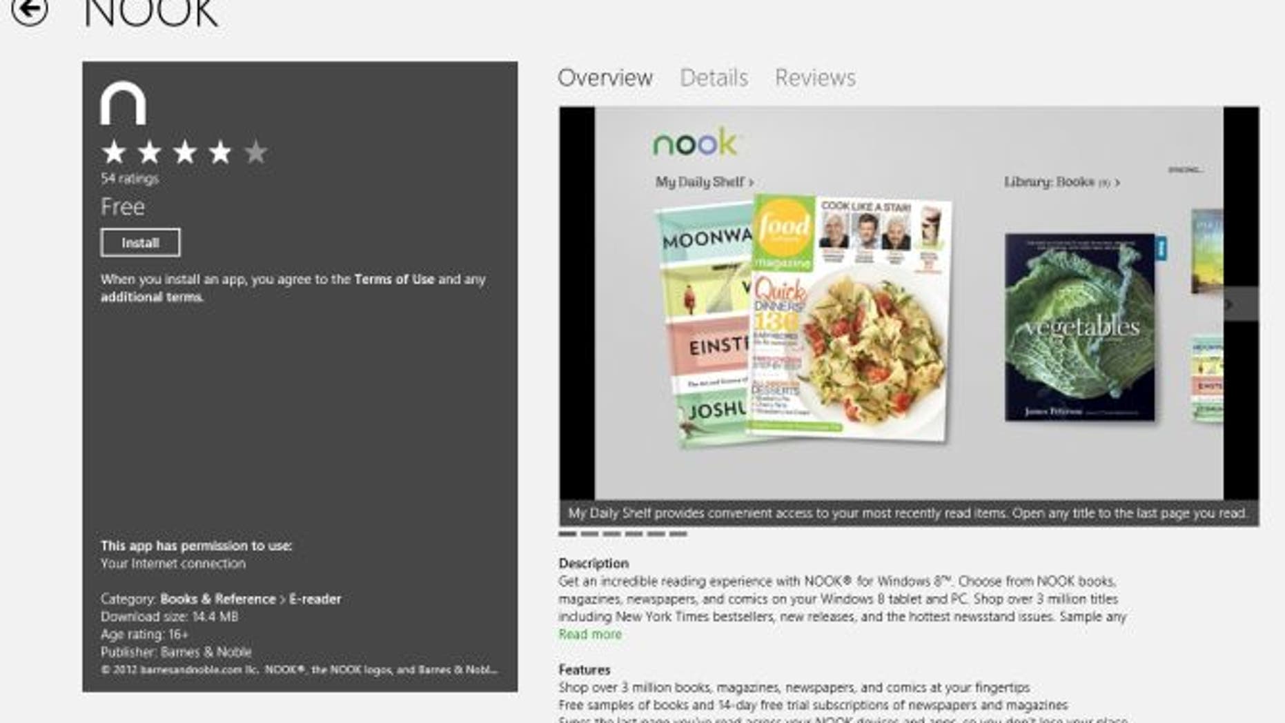 nook app for windows 10 download magazine