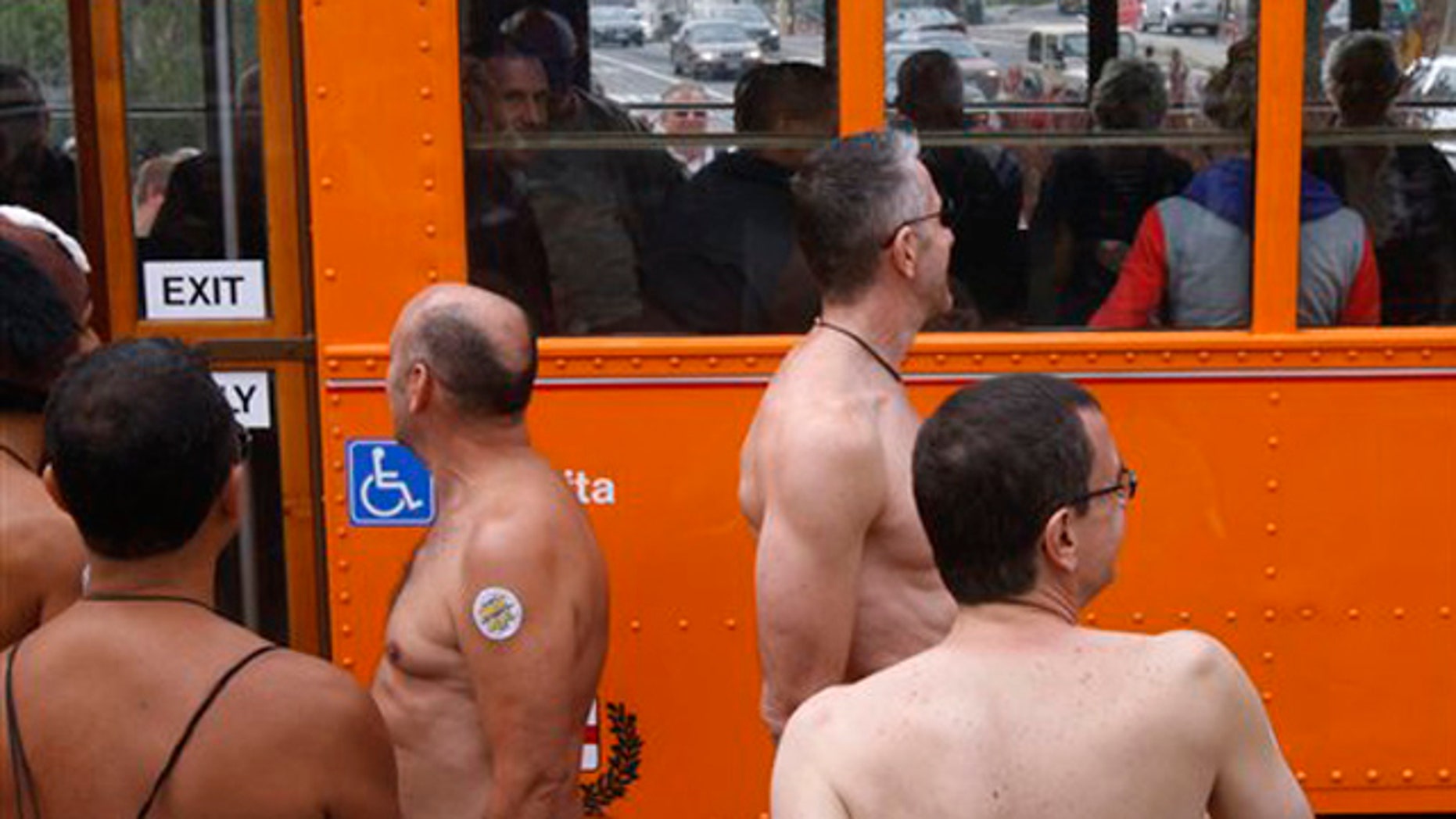 San Francisco Protesters Stage Naked Nude In Fox News 