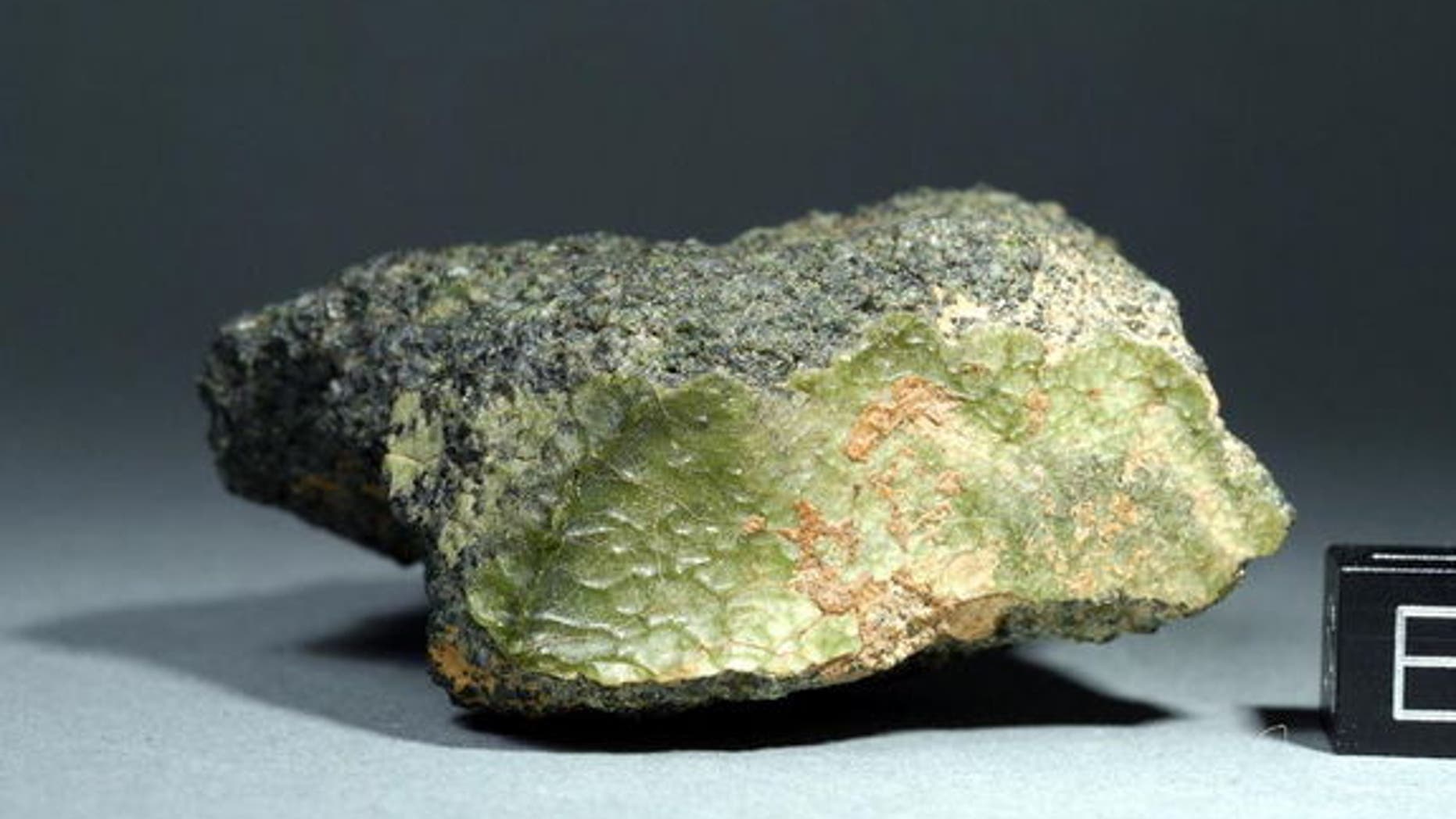 This green meteorite that landed in Morocco in 2012 could be from Mercury.