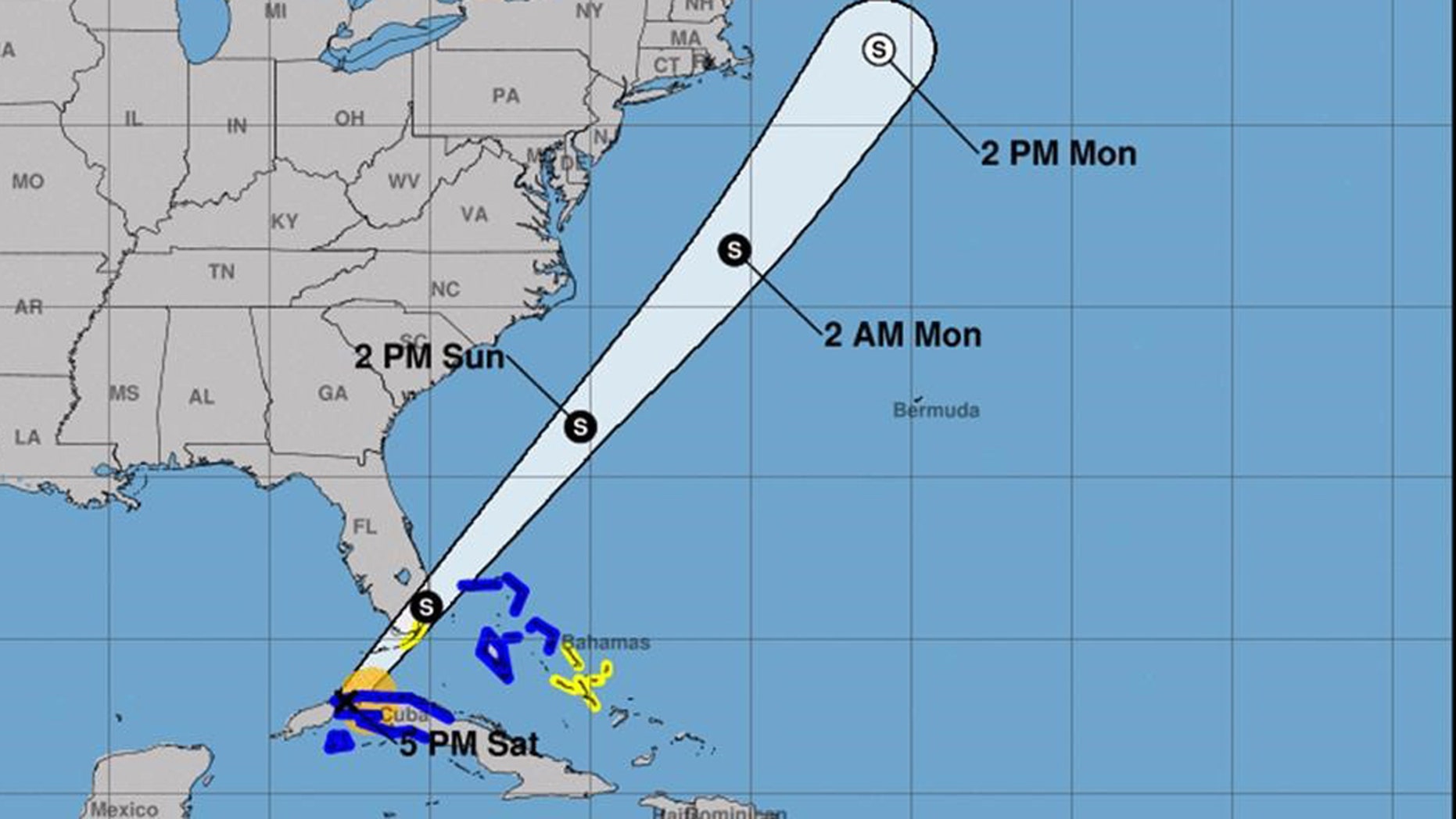 Tropical Storm Philippe approaches southern Florida, dumps rain on Cuba