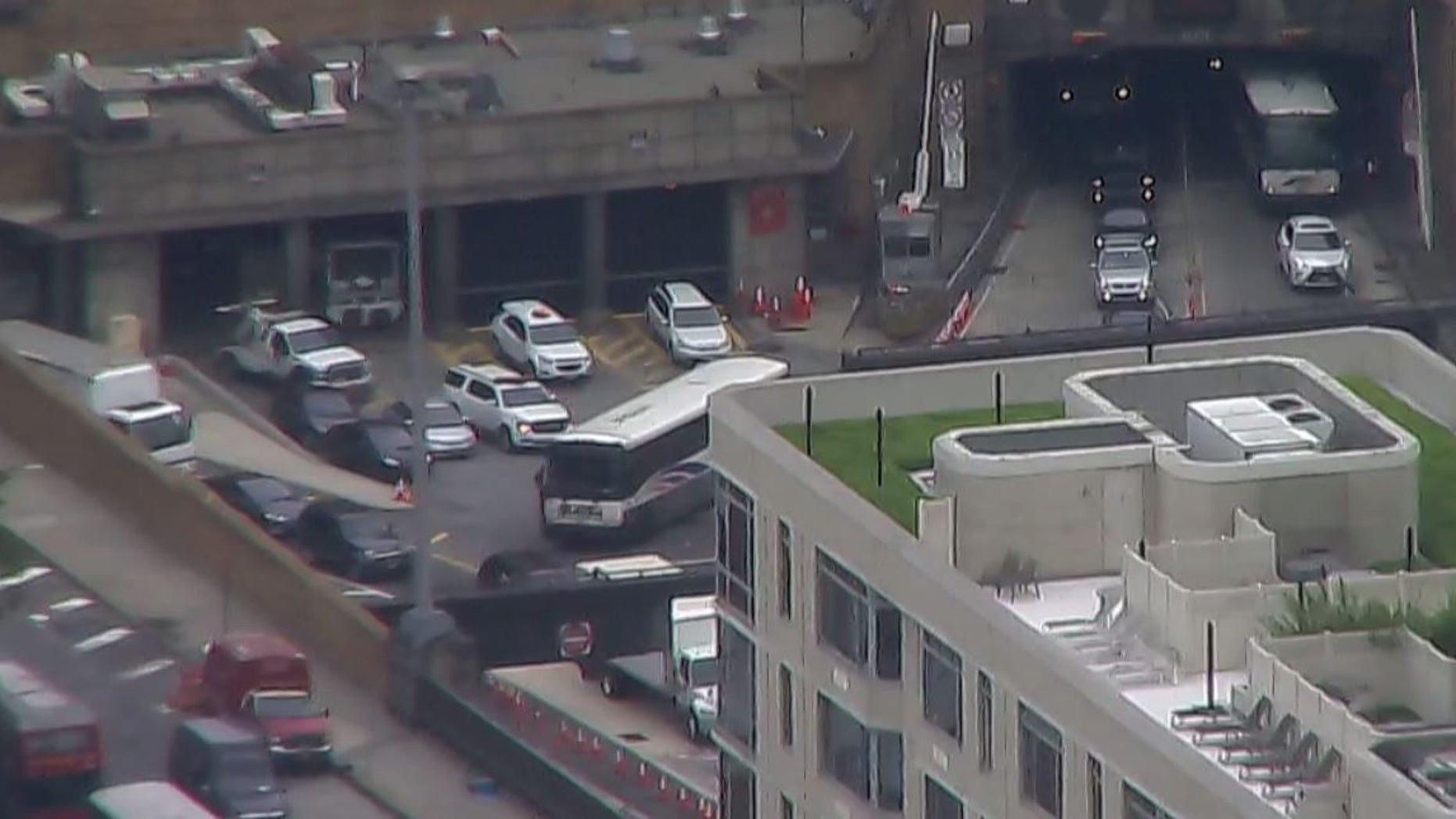 The New York City Fire Department confirmed to Fox News that at least 31 people were injured after two buses collided near the entrance of the Lincoln Tunnel in Manhattan.