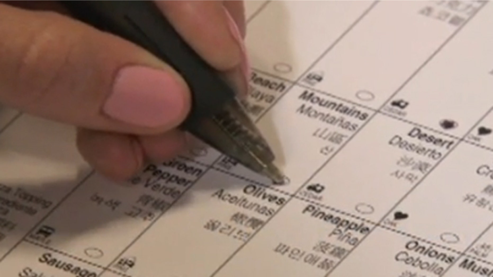 Shown here is an image of a sample ballot, without candidate names, from New York City. (New York City Board of Elections)