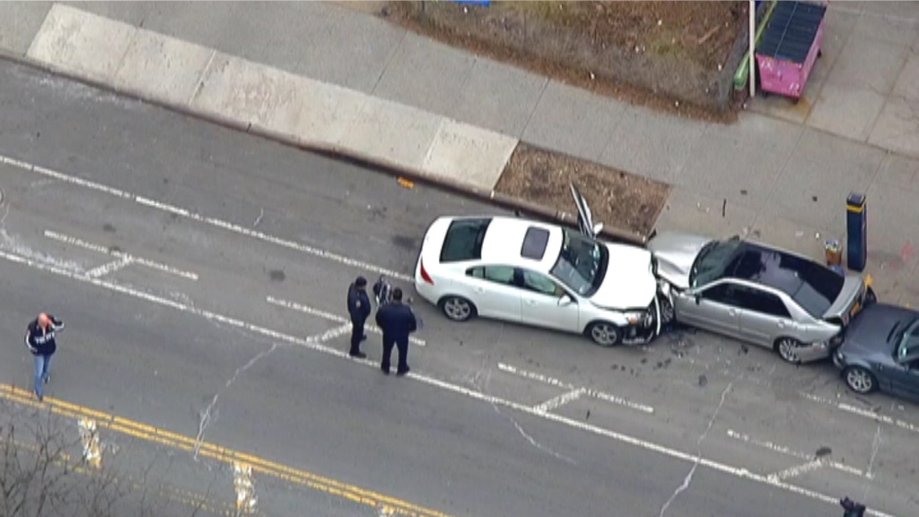 Two children were killed and several other people were injured after a car truck people in Brooklyn on Monday.