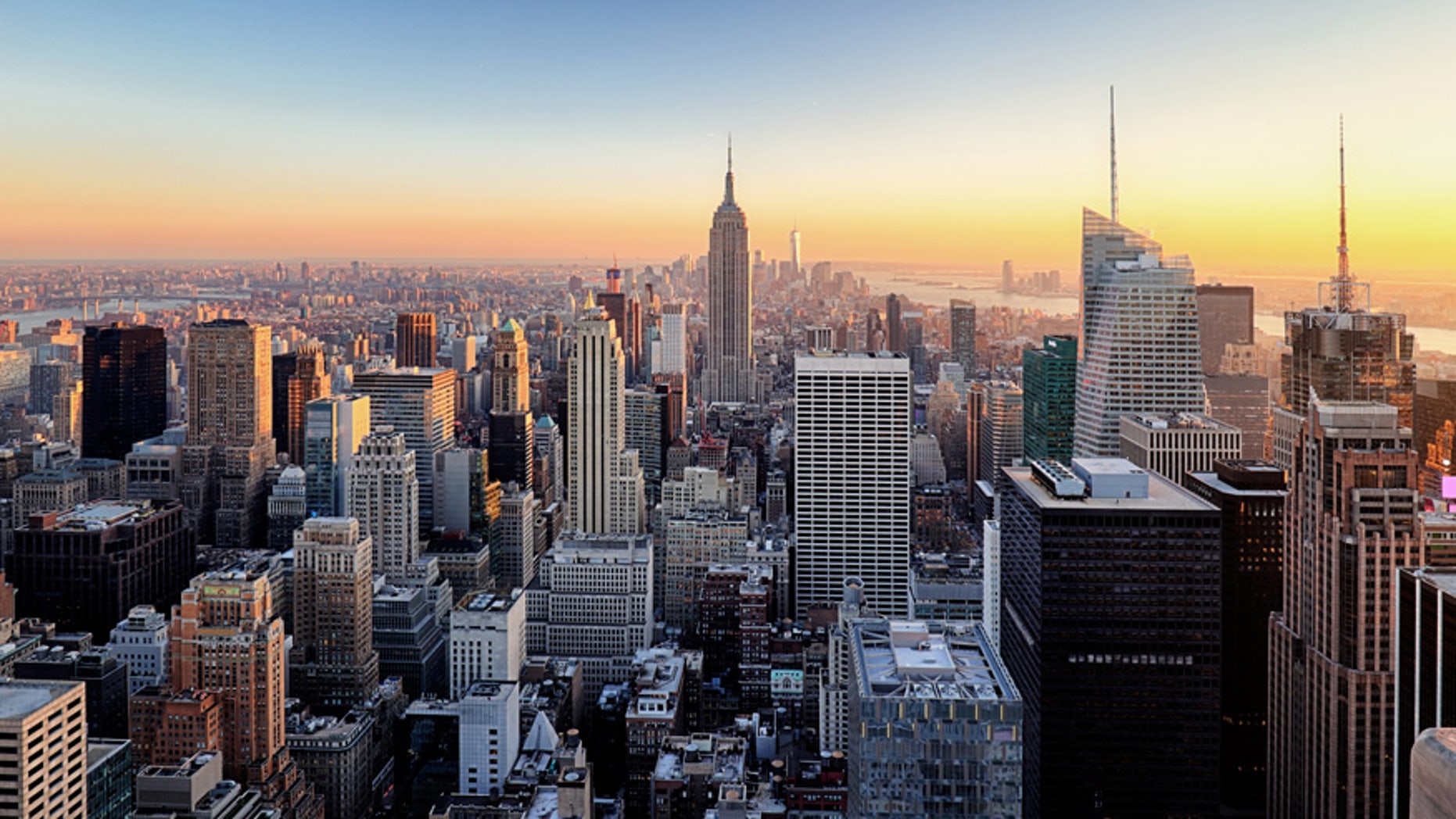 New York City's skyline.