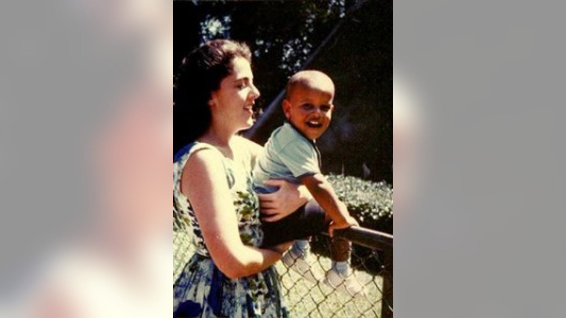 A young Barack Obama with his mother Ann Dunham/AP photo