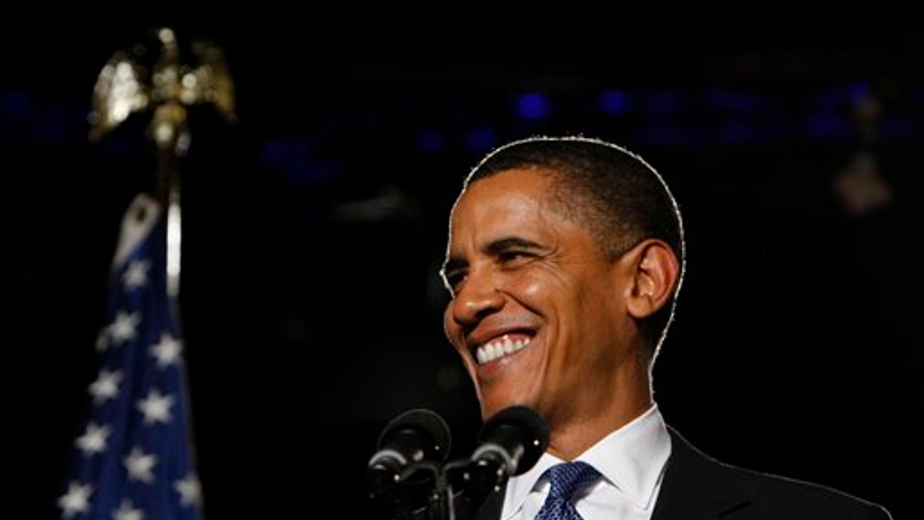President Obama spoke at a DNC fundraiser in San Francisco last week. AP Photo.
