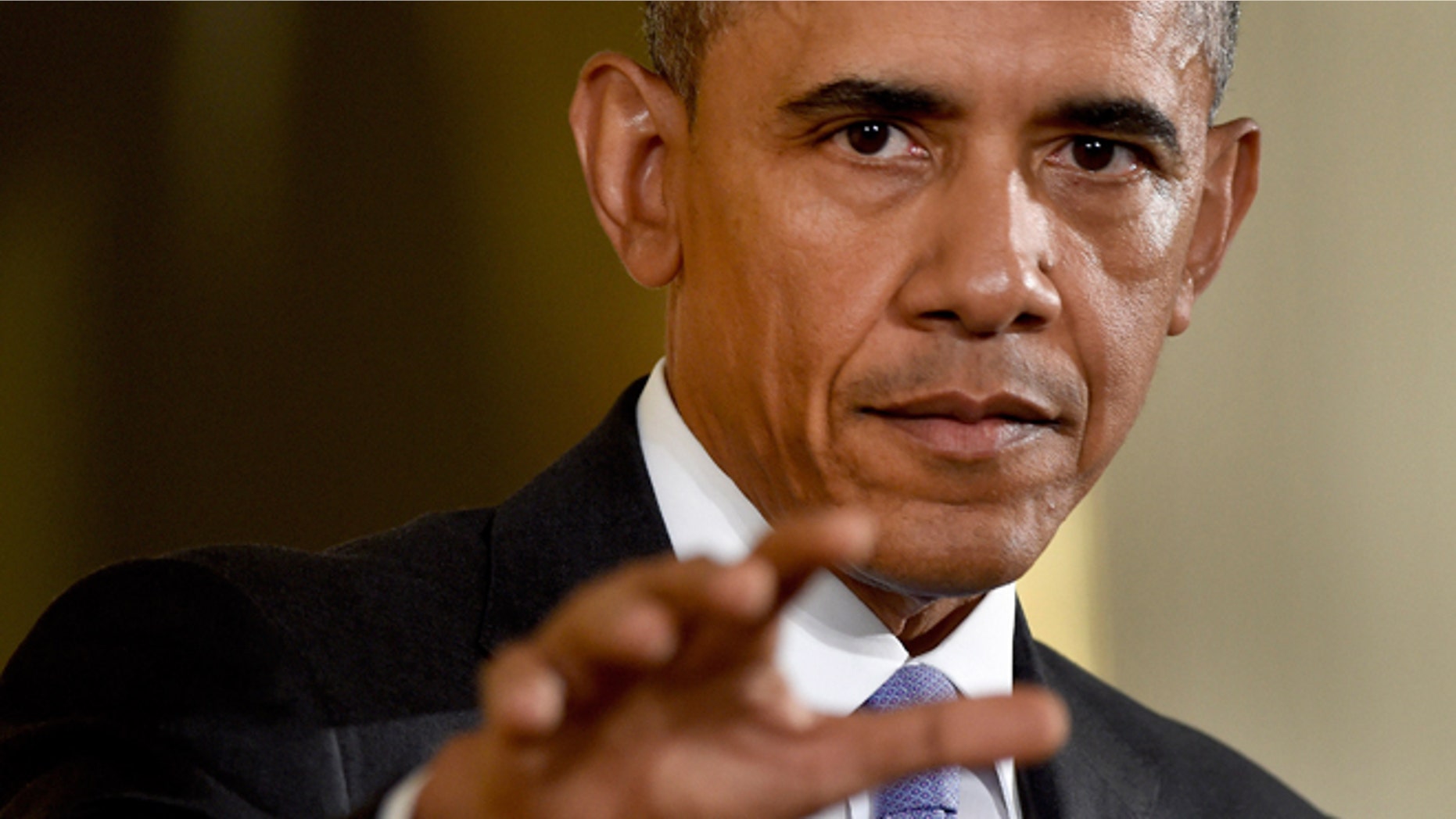 July 15, 2015: President Obama answers questions about the Iran nuclear deal during a news conference in the East Room of the White House in Washington. (AP Photo/Susan Walsh)
