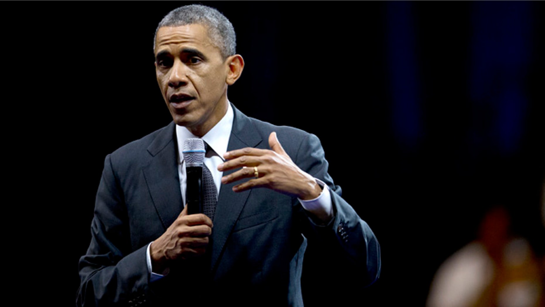 July 28, 2014: President Obama speaks to participants of the Presidential Summit for the Washington Fellowship for Young African Leaders in Washington.
