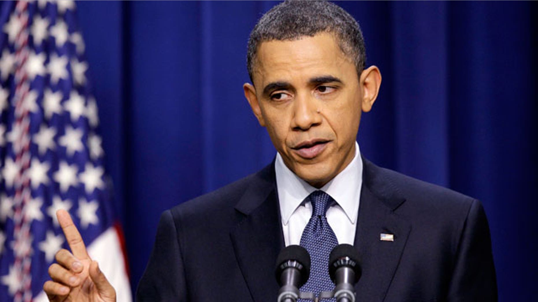 President Obama answers a question during a press conference on the White House complex in Washington, Friday, March 11, 2011. (AP)
