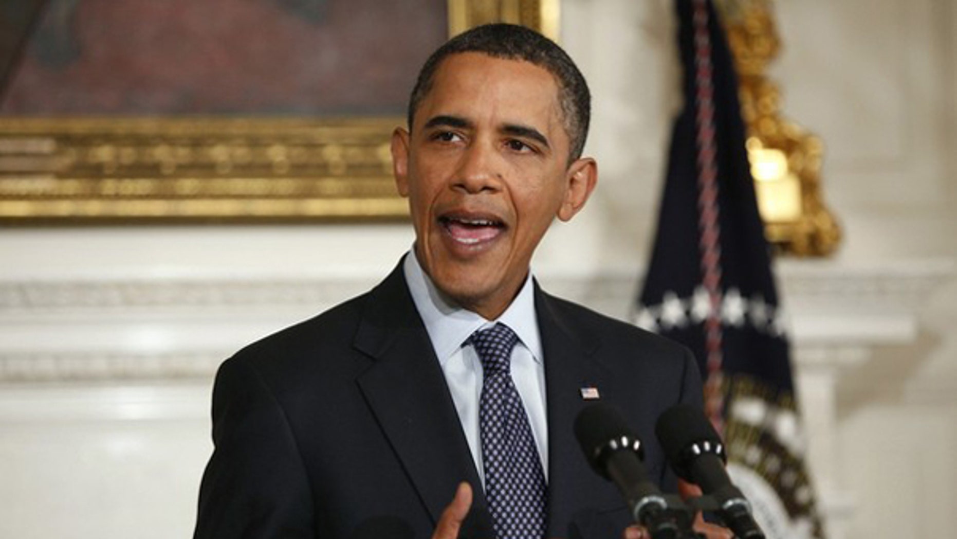 President Obama talks to reporters at the White House Jan. 7. (Reuters Photo)