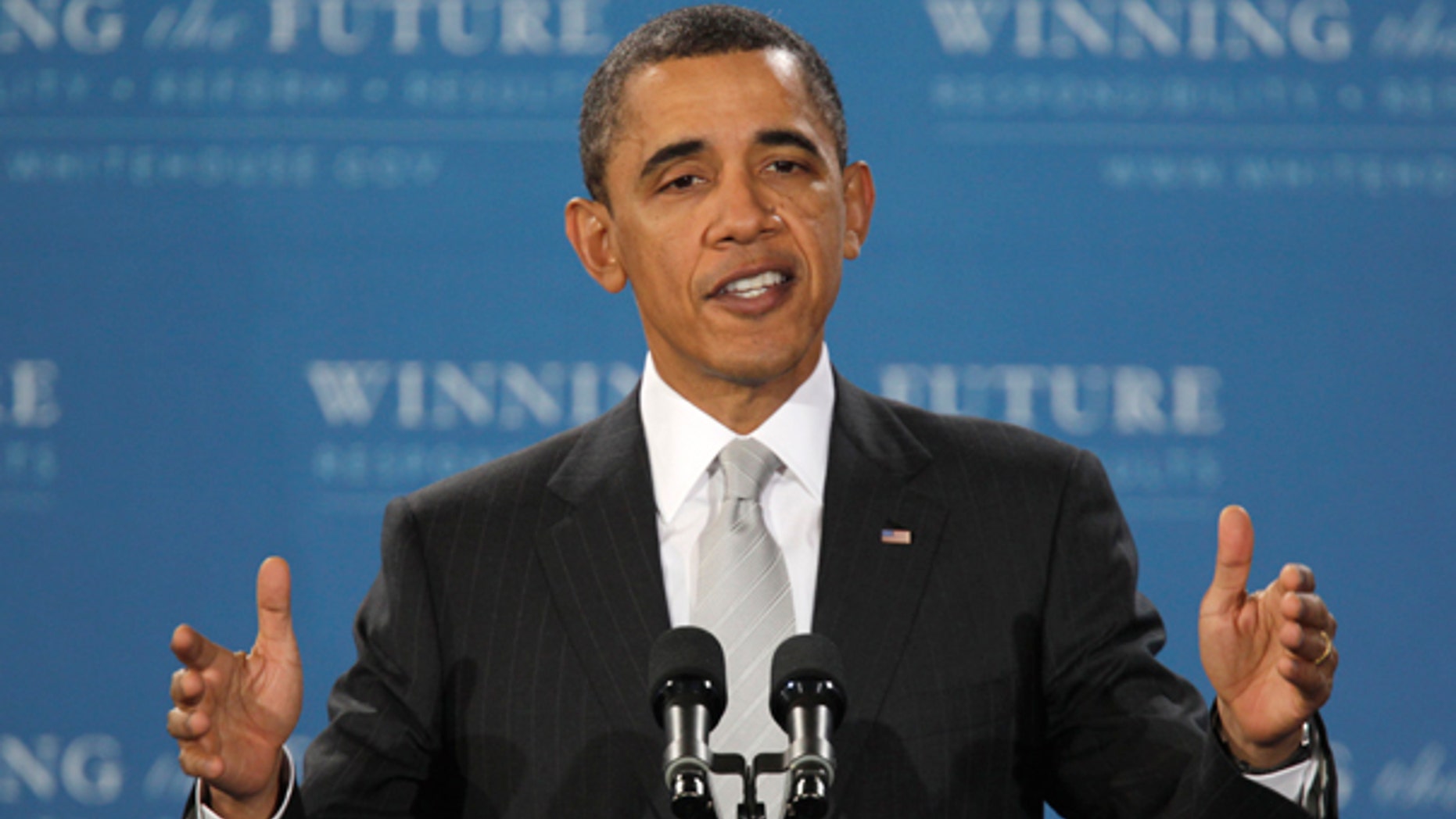 Monday: President Obama speaks at Kenmore Middle School in Arlington, Va.