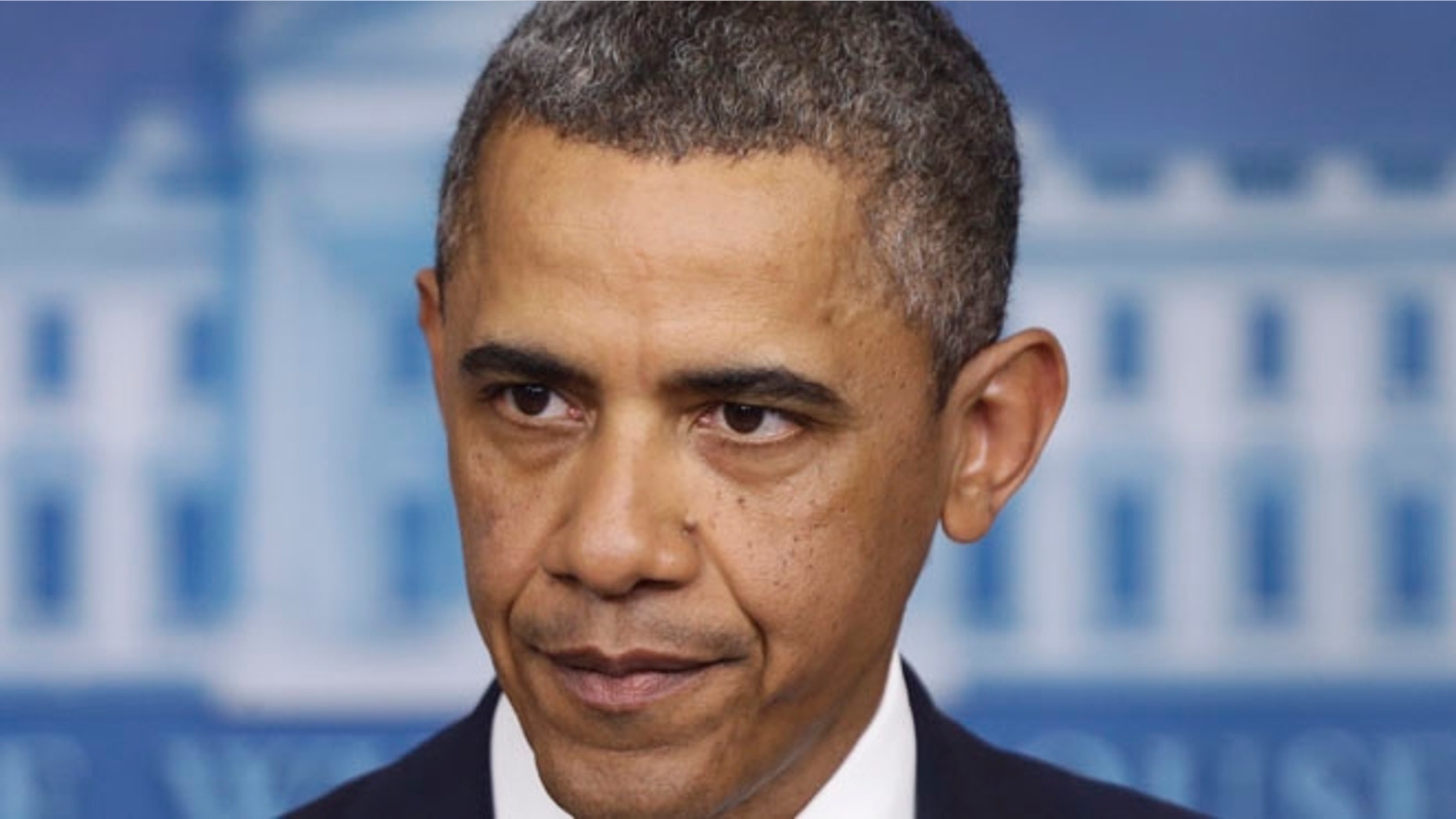 Dec. 28, 2012: President Obama speaks in the briefing room at the White House.