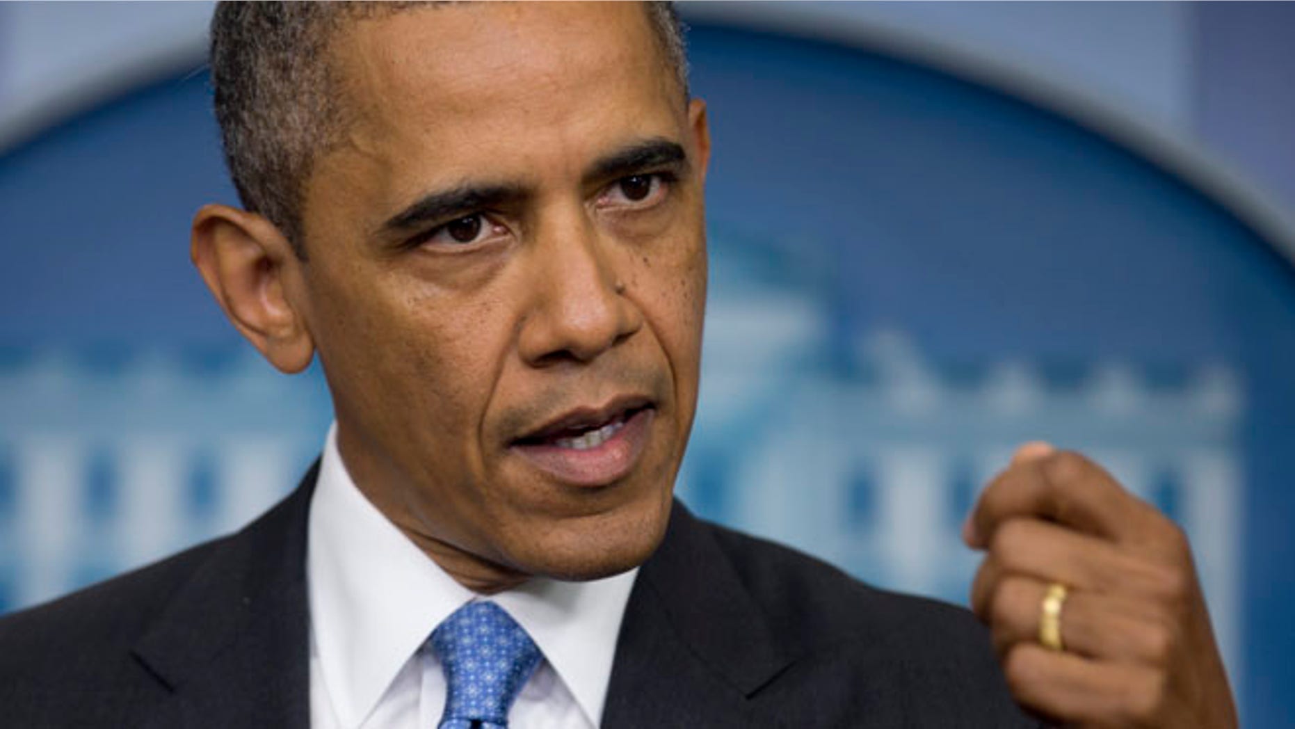 July 19, 2013: President Obama speaks to reporters in the press briefing room of the White House in Washington.
