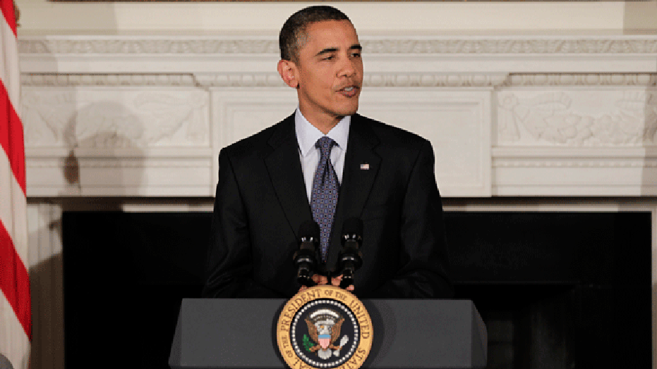 President Obama hosts an iftar dinner, the meal that breaks the dawn-to-dusk fast for Muslims during the holy month of Ramadan, in the State Dining Room at the White House in Washington, Friday, Aug. 13, 2010. (AP)