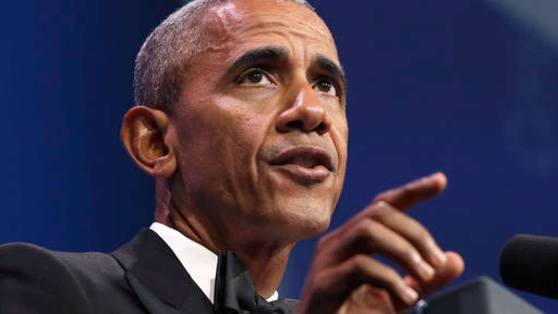 President Barack Obama speaks at the 39th Annual Congressional Hispanic Caucus Institute Public Policy Conference and awards gala, Thursday, Sept. 15, 2016, in Washington. (AP Photo/Jacquelyn Martin)