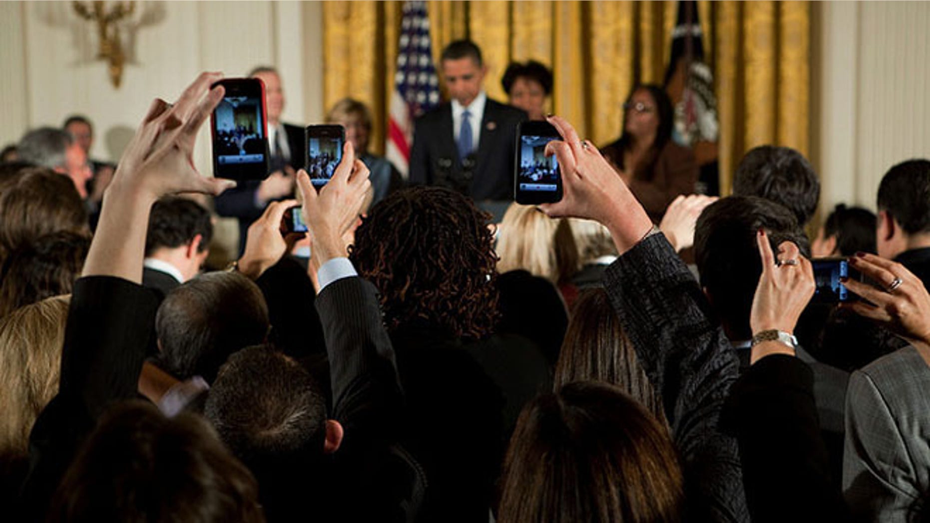 Oct. 28, 2009: Shown here is President Obama and guests at a reception commemorating the enactment of expanded federal hate crimes legislation.