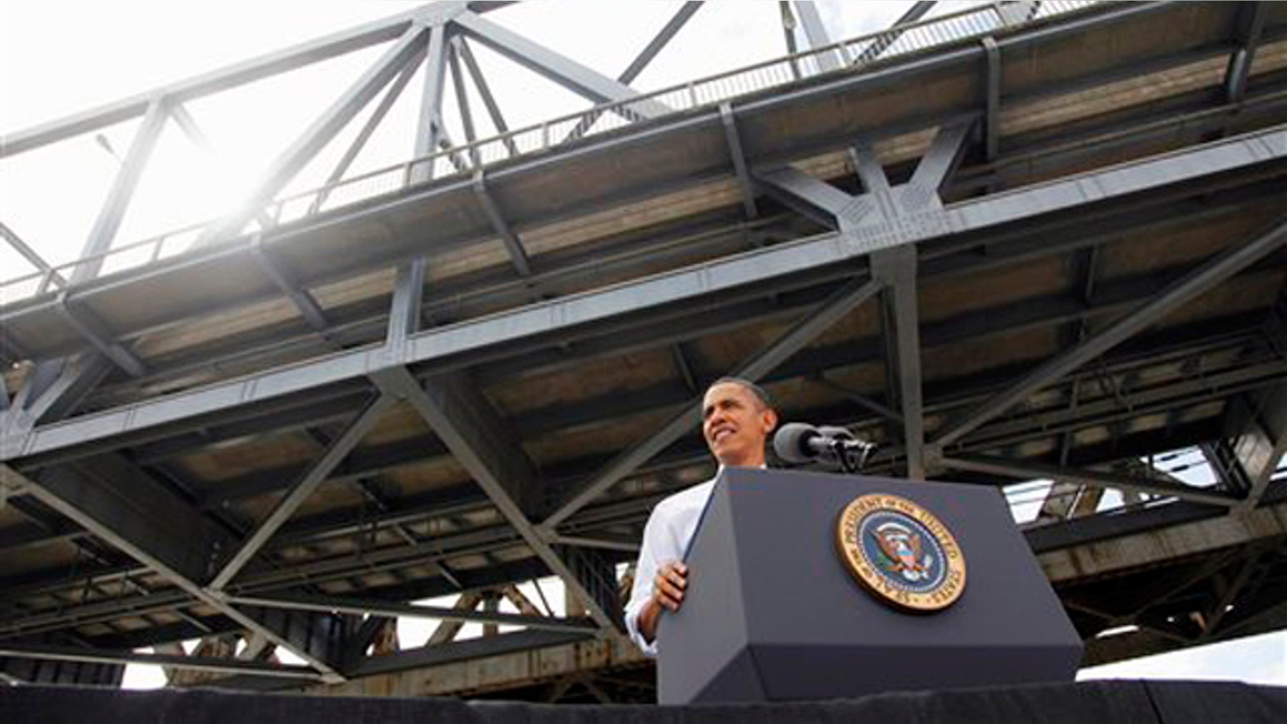 Thursday: President Obama speaks at the Brent Spence Bridge regarding his American Jobs Act legislation in Cincinnati, Ohio.