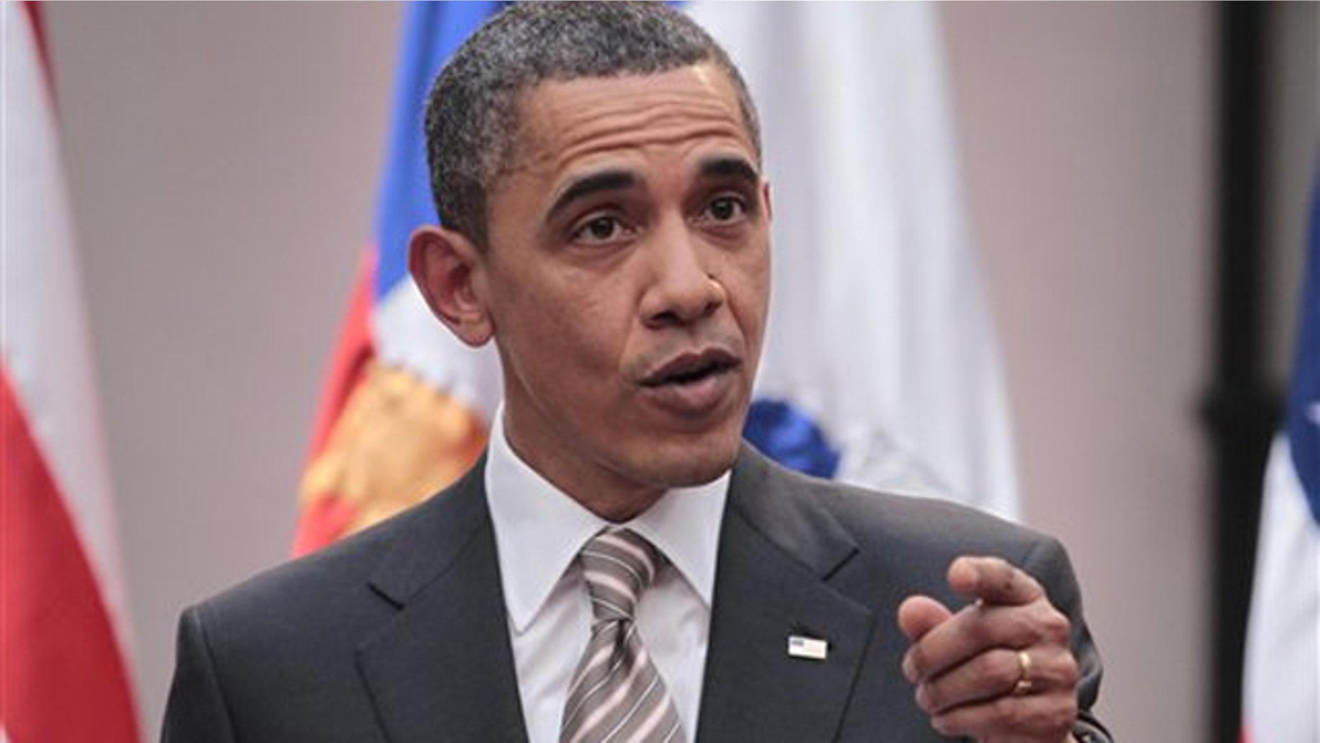 President Obama gestures during a joint news conference with Chilean President Sebastian Pinera March 21 in Santiago, Chile.