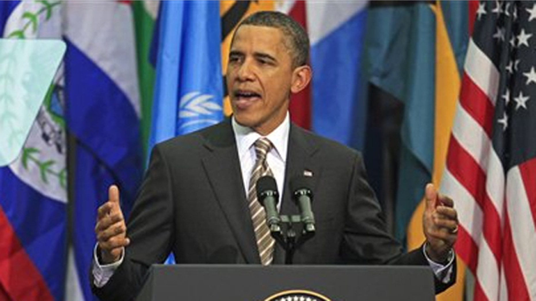 Monday: President Obama delivers a speech at Centro Cultural La Moneda Palace in Santiago, Chile.