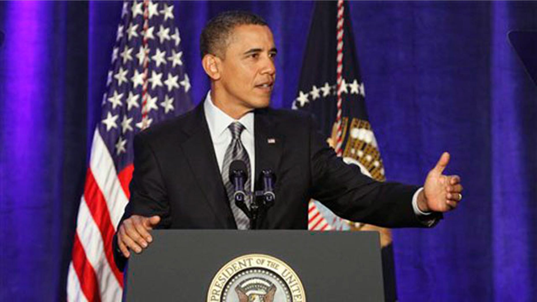 President Obama speaks at Families USA's 16th annual health action conference in Washington Jan. 28.