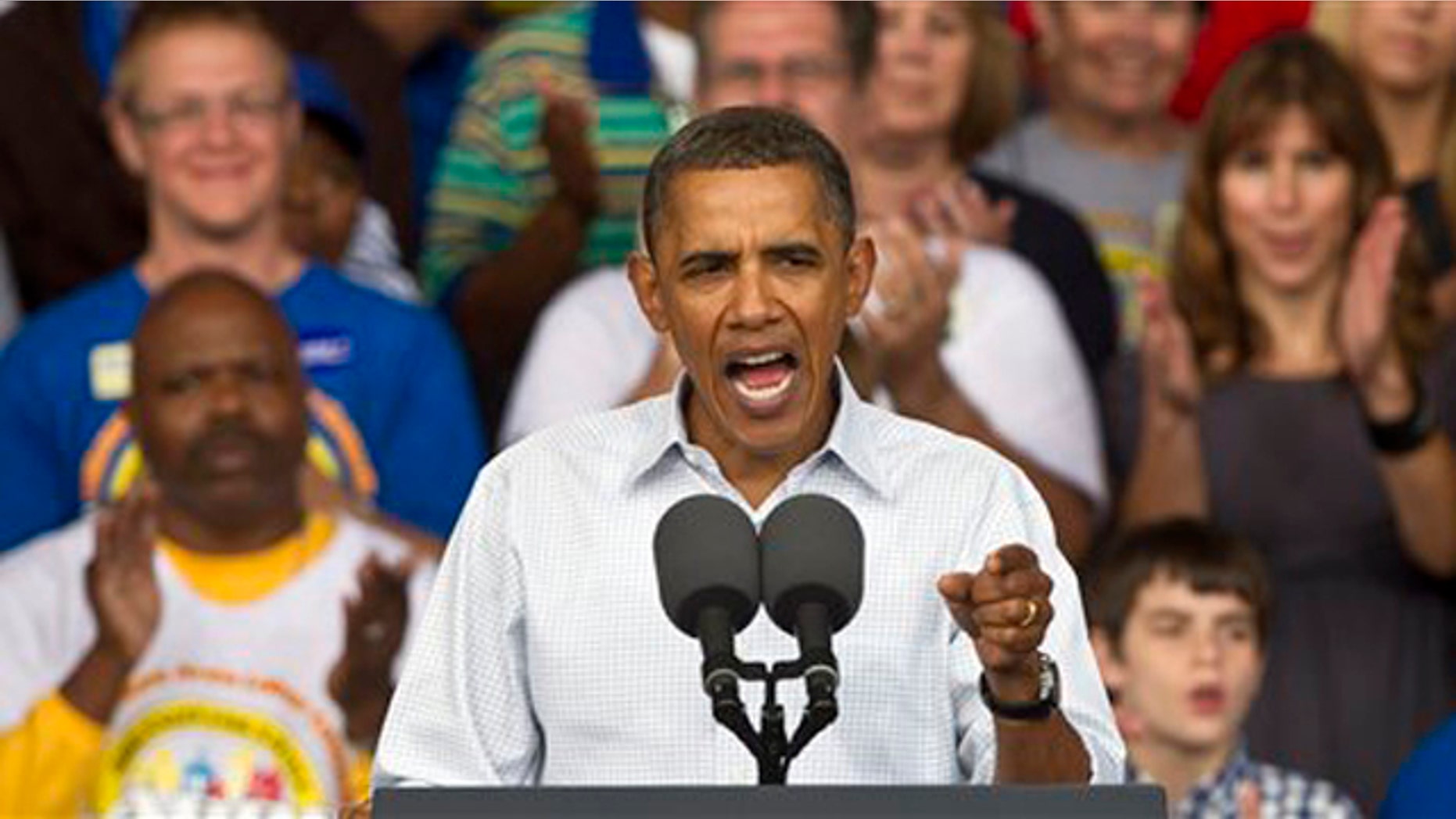 President Obama speaks at the annual Milwaukee Area Labor Council Laborfest Sept. 6 in Milwaukee. (AP Photo)