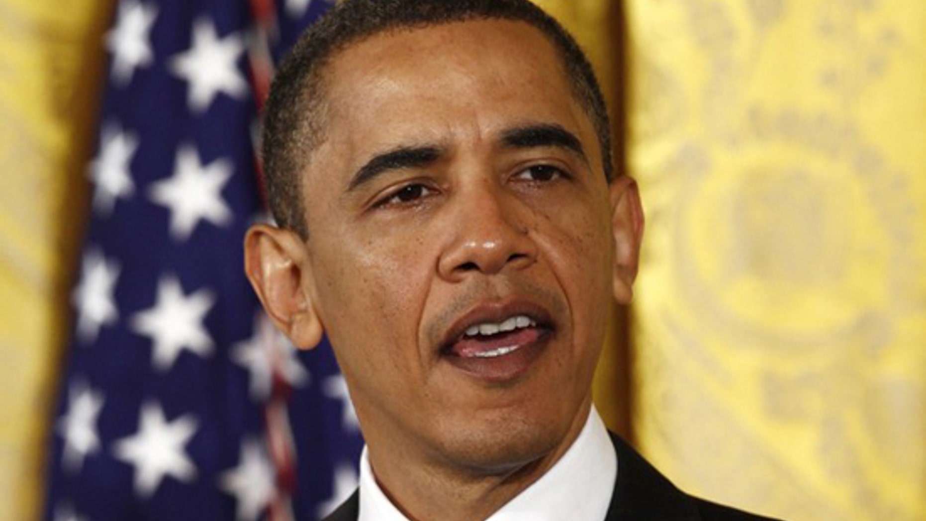 President Barack Obama speaks at an Easter prayer breakfast at the White House in Washington April 6, 2010. (Reuters)