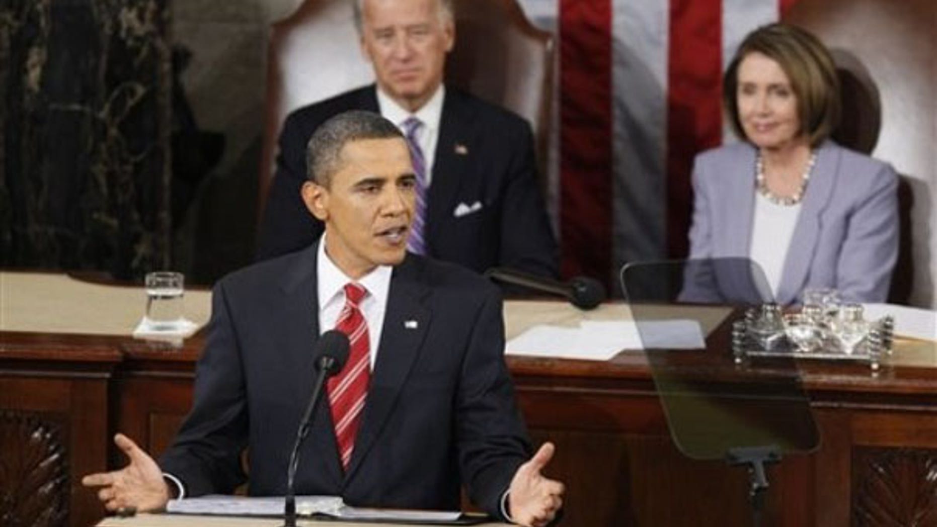 President Obama delivers his State of the Union address in Washington Jan. 27. (AP Photo)