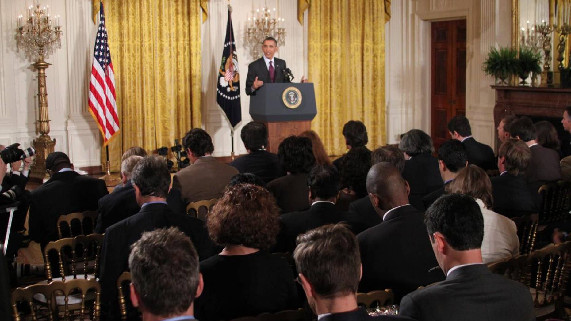 President Obama speaks to members of the media in the East Room of the White House Tuesday, June 29, 2011. (FOX News Photo)