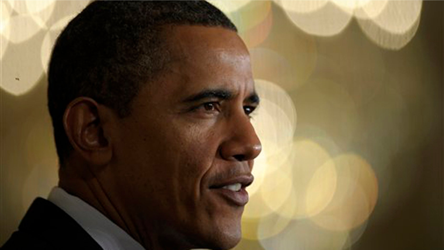 Feb. 9, 2012: President Obama speaks in the East Room of the White House.
